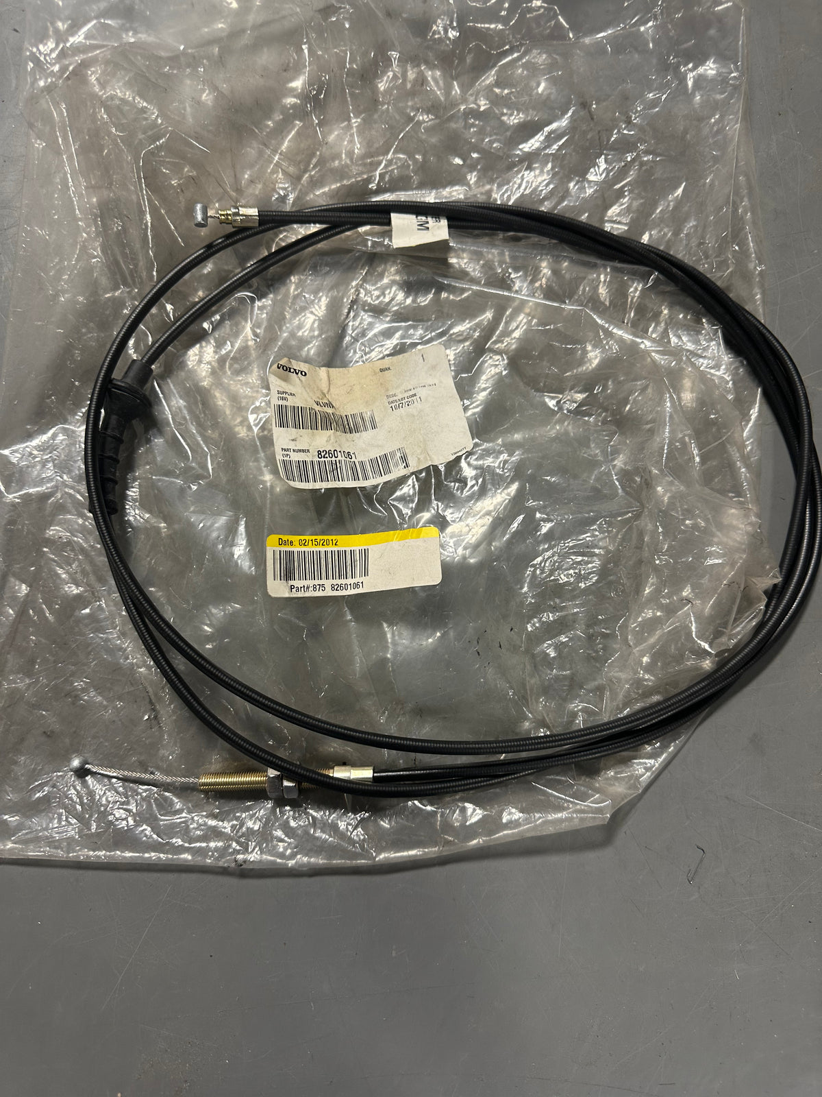 Volvo hood release cable OEM New Part 82601061 — North Trucks