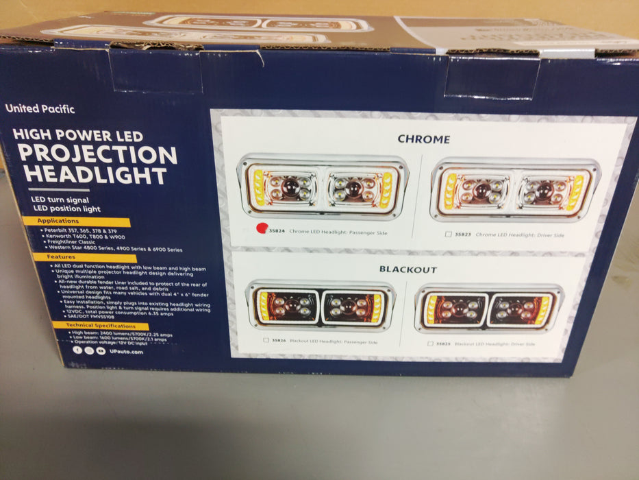 United Pacific Led headlight 35824 right hand New