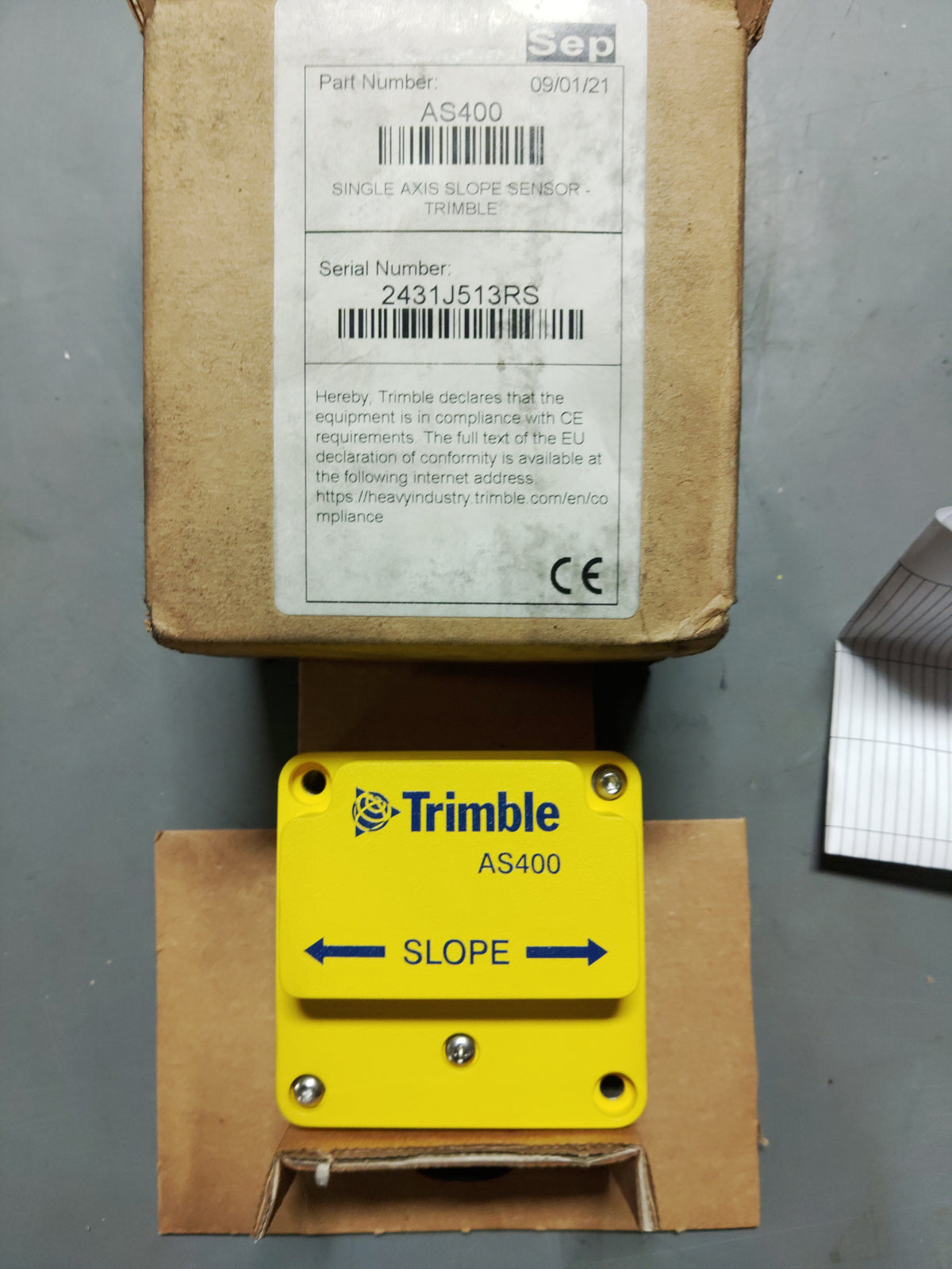 Slope Sensor Trimble AS400 single axis slope sensor new — North Georgia Trucks and Parts