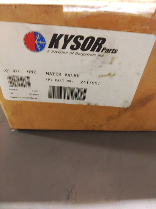 Kysor 2417001 water valve new