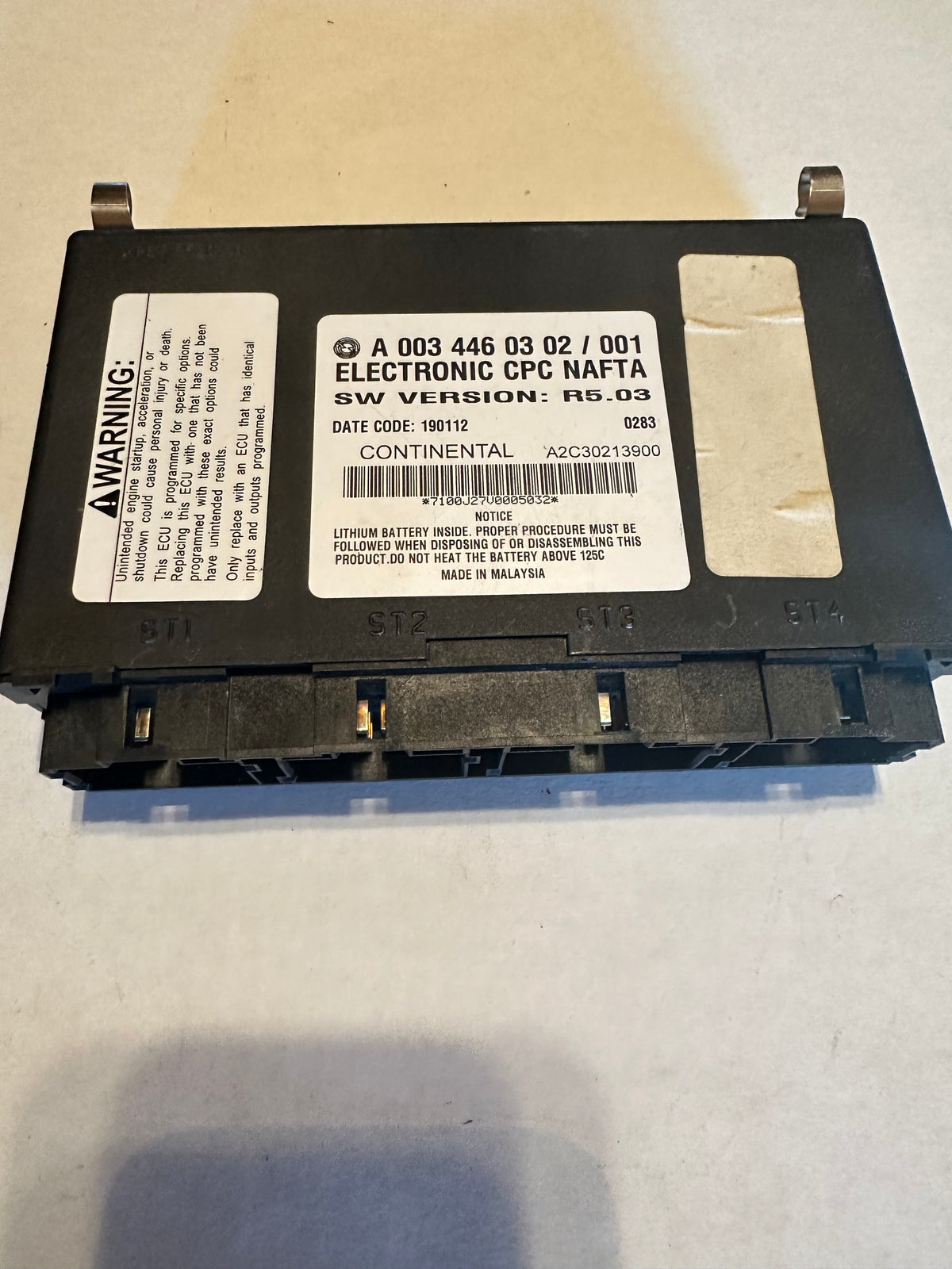 Freightliner Electronic CPC NAFTA A003 446 03 02 001 Used Part — North ...