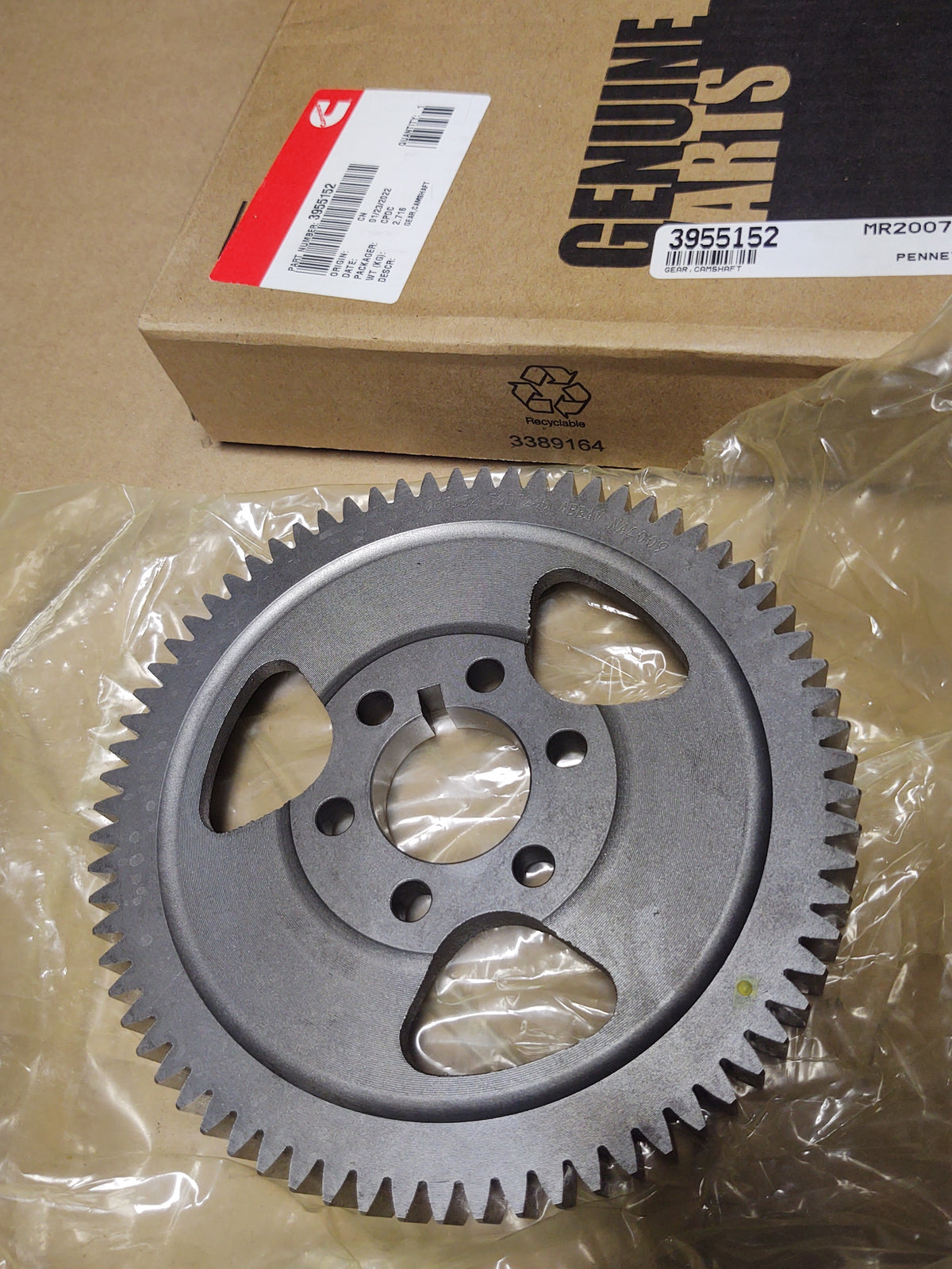 Cummins Camshaft Gear 3955152 OEM NEW PART — North Georgia Trucks