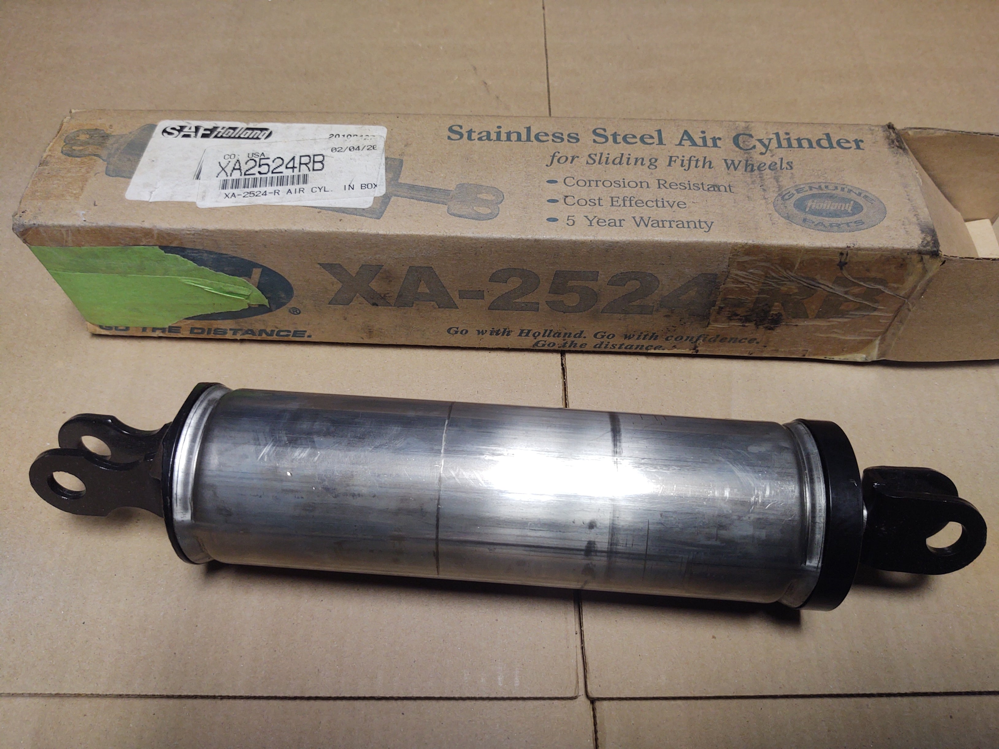Holland 5th wheel air cylinder XA2524RB OEM NEW PART — North