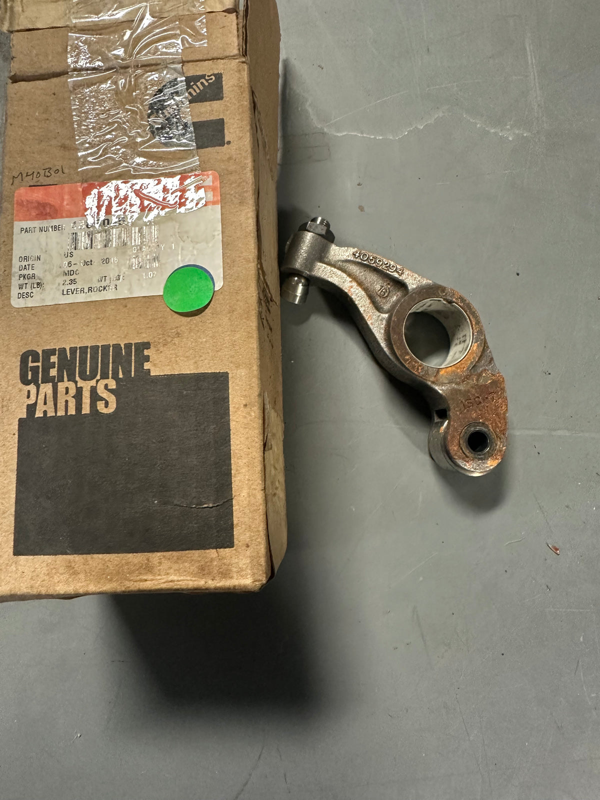 Cummins rocker arm 4059294 new old stock part — North Georgia Trucks ...