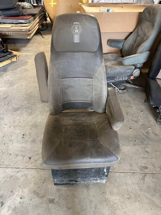 Kenworth Seat with Box Used Part Grey