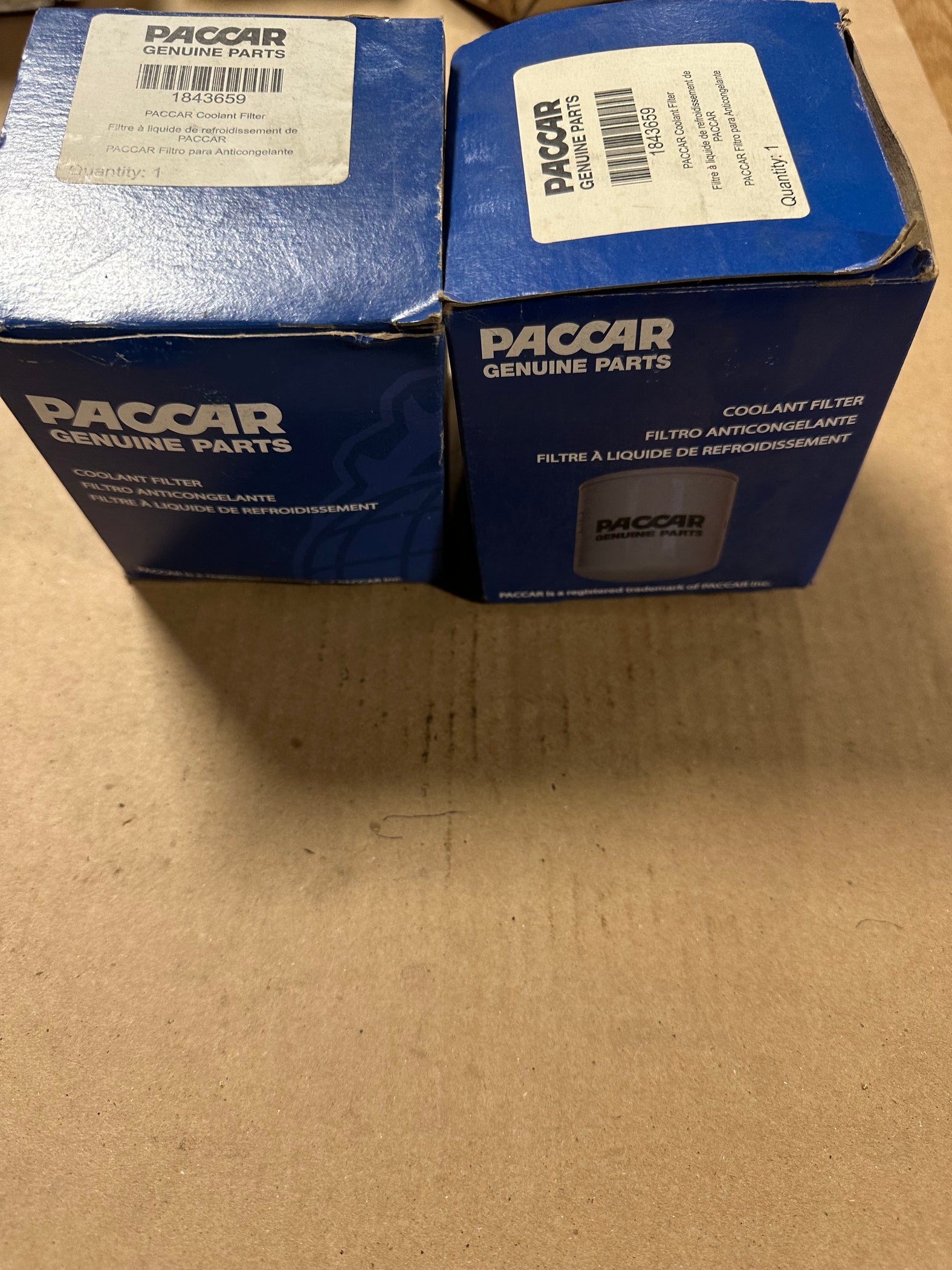 Paccar Coolant Filter 1843659 New Part — North Trucks and Parts