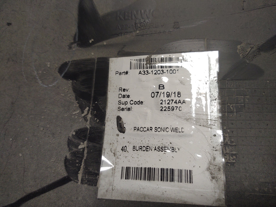 Paccar Fairing Assembly A33-1203-1001 Part